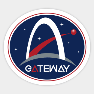 Nasa Lunar Gateway Logo Sticker